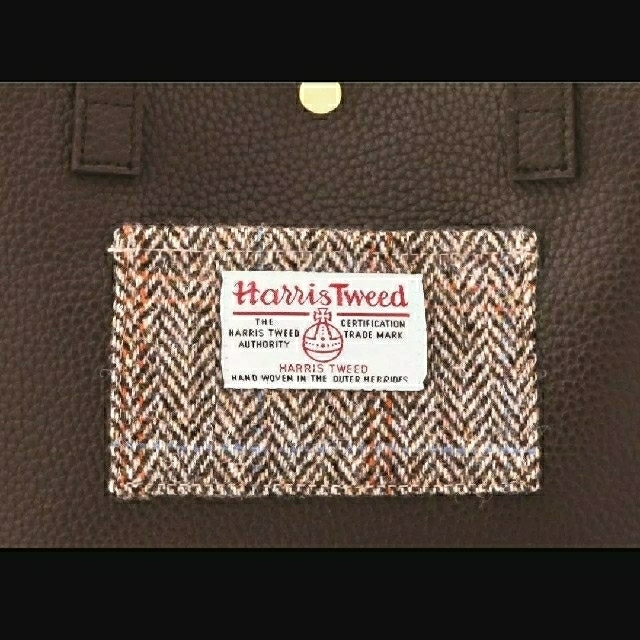 Harris Tweed(ハリスツイード)のハリスツイード ショルダーストラップ付きトート Steady付録 レディースのバッグ(ショルダーバッグ)の商品写真