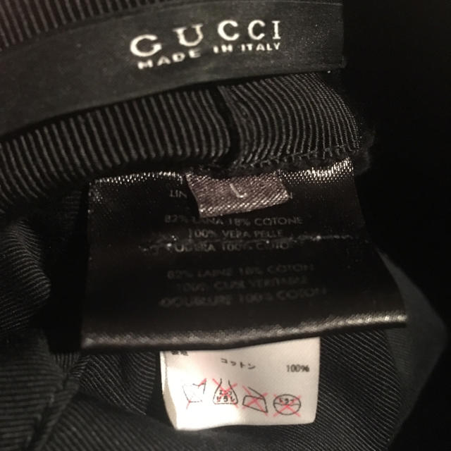 Gucci(グッチ)のGUCCI キャスケット 帽子 正規品 レディースの帽子(キャスケット)の商品写真