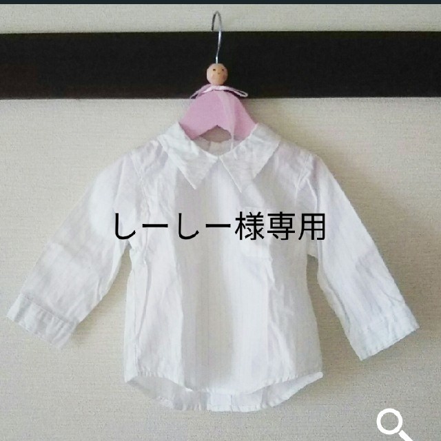 PETIT BATEAU(プチバトー)のプチバトー後ろボタンシャツ67cm キッズ/ベビー/マタニティのベビー服(~85cm)(シャツ/カットソー)の商品写真