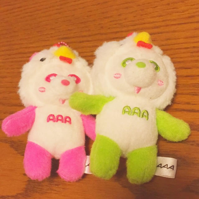 AAA(トリプルエー)のAAA WOG とりえ～パンダ🐼緑💚＆ピンク💕セット!! エンタメ/ホビーのタレントグッズ(アイドルグッズ)の商品写真