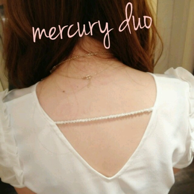 MERCURYDUO(マーキュリーデュオ)のmercuryduo パフスリトップス♥ レディースのトップス(Tシャツ(半袖/袖なし))の商品写真