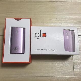 グロー(glo)の新型glo 希少 ストア限定色 モーブピンク スリーブケース付きセット グロー(タバコグッズ)