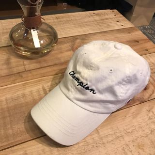 チャンピオン(Champion)の【美品】Champion Cap チャンピオン キャップ ホワイト(キャップ)