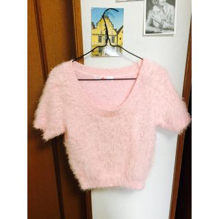 アメリカンアパレル(American Apparel)のAmerican Apparel ピンク モヘア ニット アメアパ(ニット/セーター)