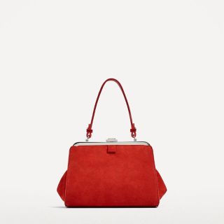 ザラ(ZARA)の新品 ZARA ザラ 牛革 ハンドバッグ ショルダーバッグ(ハンドバッグ)