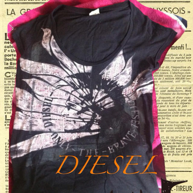 DIESEL(ディーゼル)のラインの綺麗なティシャツです♡ レディースのトップス(Tシャツ(半袖/袖なし))の商品写真