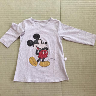 スキップランド(Skip Land)のミッキーマウス☆キラキラ☆長袖☆９０センチ(Tシャツ/カットソー)