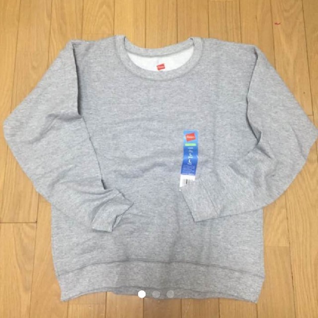 Hanes(ヘインズ)の新品 Hanes クルーネック 裏起毛 トレーナー レディースのトップス(トレーナー/スウェット)の商品写真