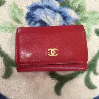 シャネル(CHANEL)のp様専用  正規品、シャネル、キーケース 赤(キーケース)