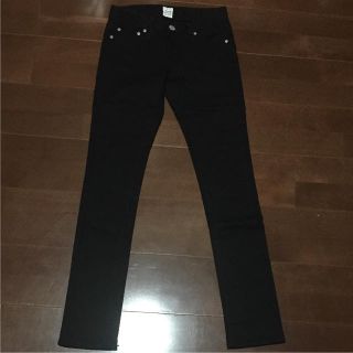 マウジー(moussy)のマウジー スキニーデニム 黒 24インチ 美品(デニム/ジーンズ)