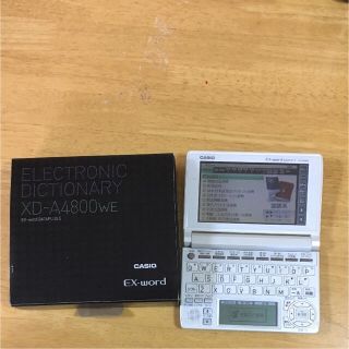 カシオ(CASIO)の電子辞書 CASIO XD-A4800※タッチペン無し(OA機器)