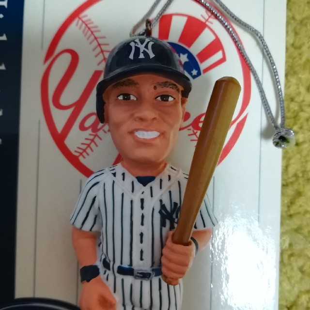 新品　訳あり　ヤンキース　Yankees 55 松井秀樹　キーホルダー　フィギア エンタメ/ホビーのフィギュア(スポーツ)の商品写真