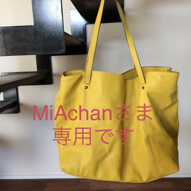 ZARA(ザラ)のZARA イエローが鮮やかなトートバッグ ママバッグにも！ レディースのバッグ(トートバッグ)の商品写真