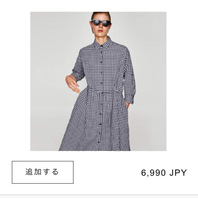 Zara Zara 今期 ギンガムチェックシャツワンピースの通販 By Nanamin1567 S Shop ザラならラクマ