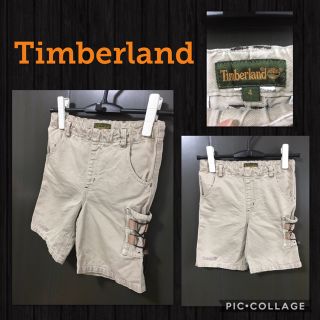 ティンバーランド(Timberland)のティンバーランド ハーフパンツ 刺繍入り 編み上げ付き キッズ110～120cm(パンツ/スパッツ)