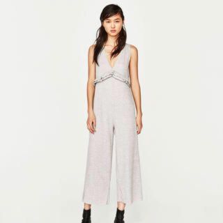 ザラ(ZARA)の新品♡ZARA ニット オールインワン サロペット(サロペット/オーバーオール)