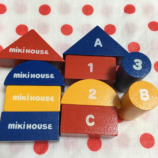 mikihouse(ミキハウス)のmikihouse 積み木 エンタメ/ホビーのおもちゃ/ぬいぐるみ(その他)の商品写真