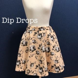 ディップドロップス(Dip Drops)の花柄フレアスカート★DipDrops(ひざ丈ワンピース)