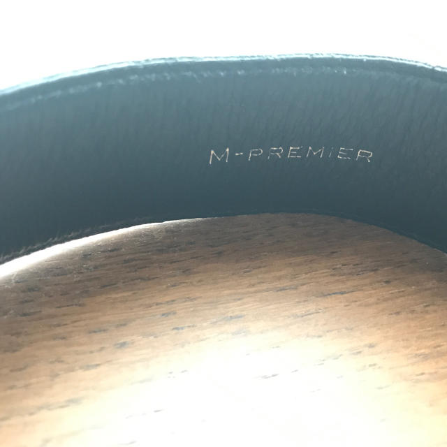 M-premier(エムプルミエ)の黒ベルト レディースのファッション小物(ベルト)の商品写真