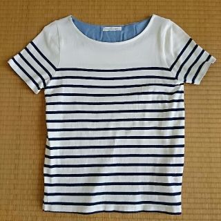 ローリーズファーム(LOWRYS FARM)の【美品】LOWRYS FARM ボーダーTシャツ(Tシャツ(半袖/袖なし))