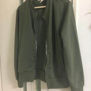 エイチアンドエム(H&M)のカーキーMA1 (美品)(ナイロンジャケット)