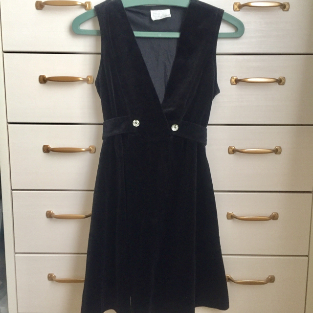 【お値下げ】vintage velours onepiece