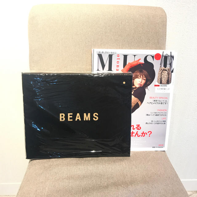 BEAMS(ビームス)の大人MUSE9月号付録  BEAMS豹柄巾着バック レディースのバッグ(ハンドバッグ)の商品写真