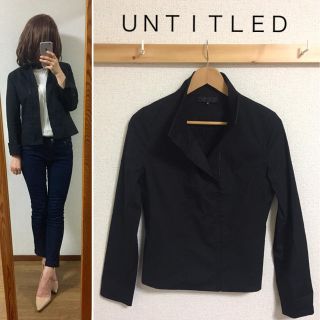 アンタイトル(UNTITLED)のChestylove様専用  ＊ untitled シンプル ジャケット ＊ (ライダースジャケット)