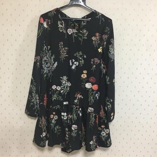 ザラ(ZARA)のZARA 花柄ワンピース(ひざ丈ワンピース)