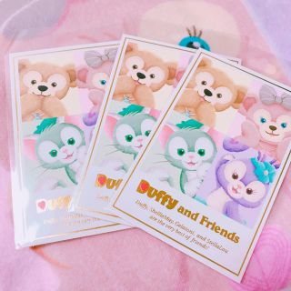 ディズニー(Disney)のディズニー🦄ダッフィーアンドフレンズ❤ポストカード3まい(キャラクターグッズ)