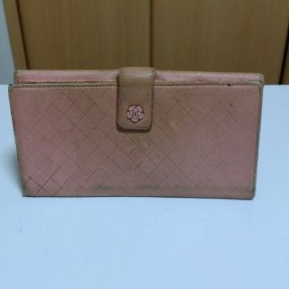 シャネル(CHANEL)のCHANEL　カメリア　Wホック　長財布(財布)