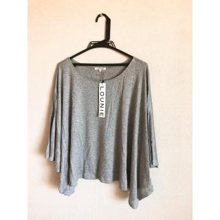 ルーニィ(LOUNIE)の【新品/未使用】LOUNIE★ポンチョ風ドルマンスリーブのカットソー★(カットソー(長袖/七分))