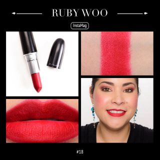 マック(MAC)の18 RUBY WOO(口紅)