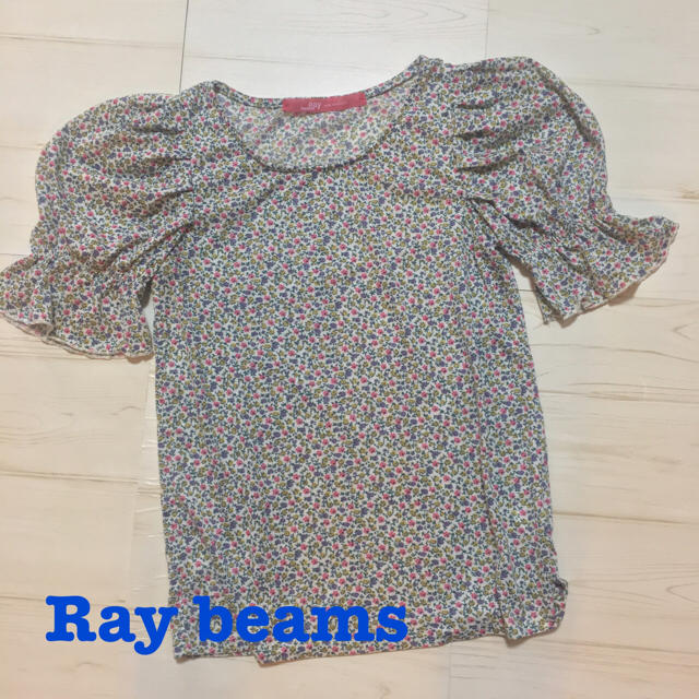 Ray BEAMS(レイビームス)のRay Beams  小花柄カットソー パフスリーブ レディースのトップス(カットソー(半袖/袖なし))の商品写真