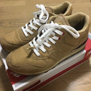 ニューバランス(New Balance)のニューバランス 23.5cm ベージュ(スニーカー)