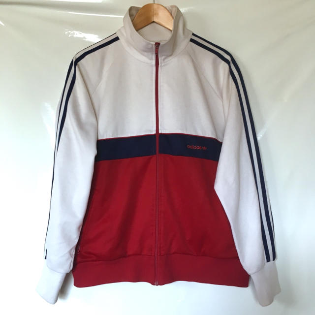 adidas - 【ビンテージ】80's adidas ジャージ上の通販 by リンダshop｜アディダスならラクマ