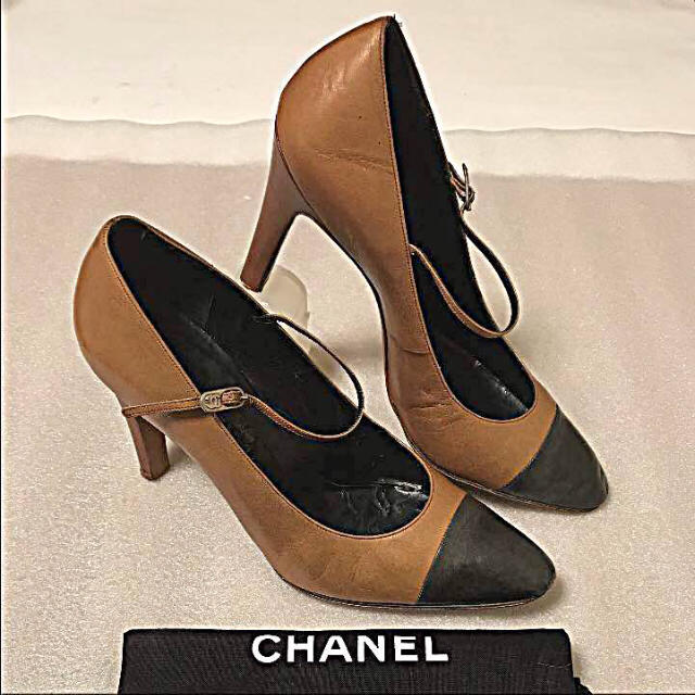 CHANEL(シャネル)のCHANEL ／シャネル／ストラップ／パンプス／6 レディースの靴/シューズ(ハイヒール/パンプス)の商品写真