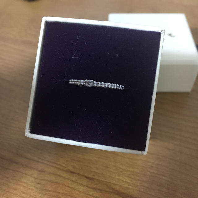 k10 ホワイトゴールド ダイヤリング レディースのアクセサリー(リング(指輪))の商品写真