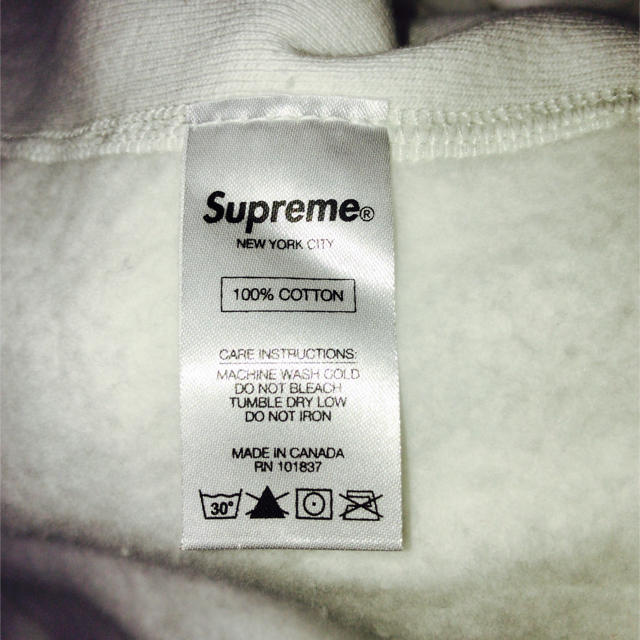 シュプリーム supreme Sロゴ XL 白 ホワイト パーカーjsb登坂