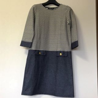 ストロベリーフィールズ(STRAWBERRY-FIELDS)の【美品】ワンピース(ひざ丈ワンピース)