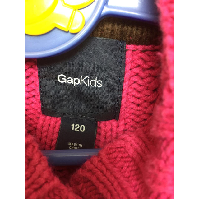 GAP Kids(ギャップキッズ)の☆ ギャップキッズ セーター パーカー ピンク ☆ キッズ/ベビー/マタニティのキッズ服女の子用(90cm~)(ニット)の商品写真