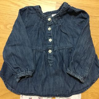 ベビーギャップ(babyGAP)のbabyGAP デニムチュニック(シャツ/カットソー)