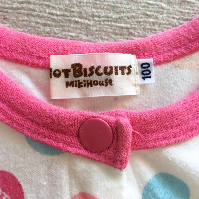 HOT BISCUITS(ホットビスケッツ)のミキハウス hot biscuitパジャマ キッズ/ベビー/マタニティのキッズ服女の子用(90cm~)(パジャマ)の商品写真