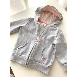 エイチアンドエム(H&M)のH&M  女の子用 フード付きパーカー size80 (トレーナー)