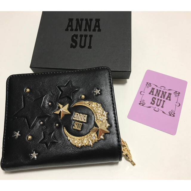 ANNA SUI★二つ折り財布☆ムーンスター★未使用 | フリマアプリ ラクマ