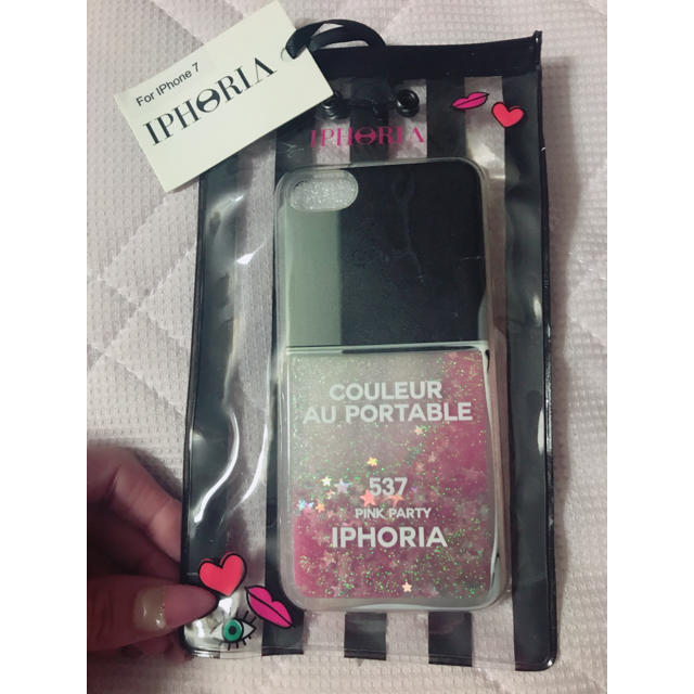 IPHORIA(アイフォリア)のきぃ様専用アイフォリアiPhone7ケース♡ピンクグリッター スマホ/家電/カメラのスマホアクセサリー(iPhoneケース)の商品写真