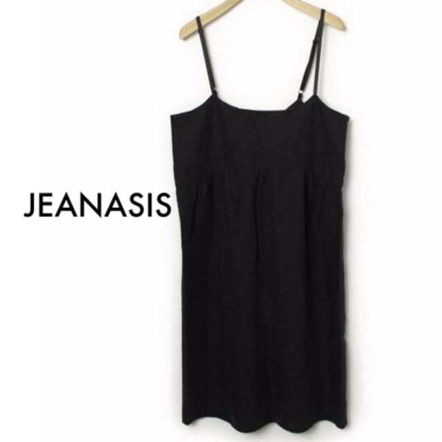 JEANASIS(ジーナシス)の定価6,900円◆JEANASIS◆重ね着対応ストラップワンピース レディースのワンピース(ひざ丈ワンピース)の商品写真