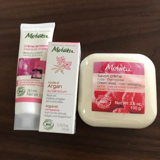 メルヴィータ(Melvita)の【新品】メルヴィータ ハンドクリーム オイル ソープ(フェイスオイル/バーム)