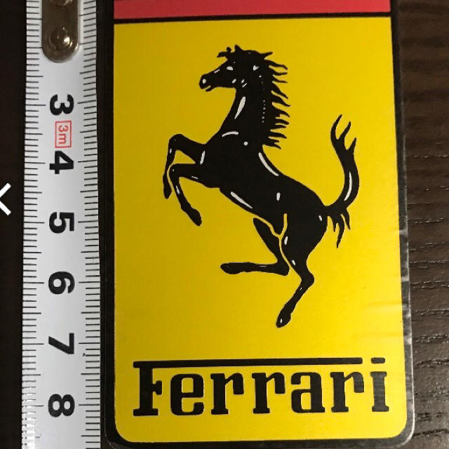 Ferrari(フェラーリ)のフェラーリエンブレム 自動車/バイクの自動車(車外アクセサリ)の商品写真