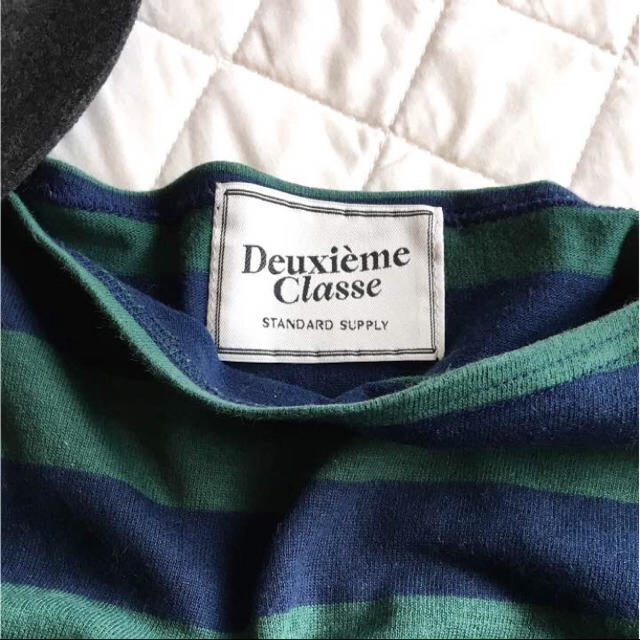 DEUXIEME CLASSE(ドゥーズィエムクラス)の専用   ドゥージーエムクラス  ボーダーボートネックカットソー レディースのトップス(カットソー(長袖/七分))の商品写真